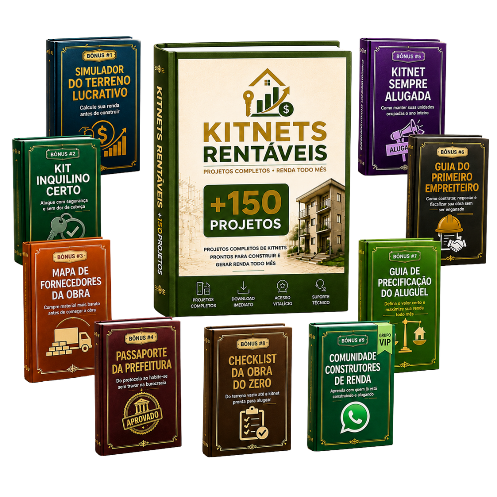 Kitnets Rentáveis — Plano Completo com todos os Bônus